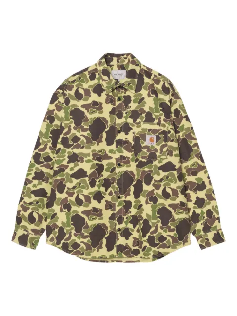 Carhartt WIP Duck camouflage-print shirt