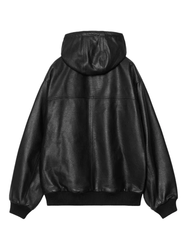 ジャケット・アウター 00s Goa Hooded Goat Leather Jacket Y2K Carhartt WIP OG Active Reversible Jacket | Black | FARFETCH CA