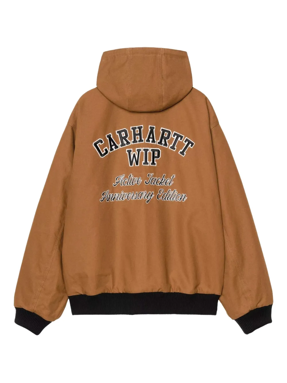 Carhartt Og Active 50years Anniversary Leather Bomber In Blue