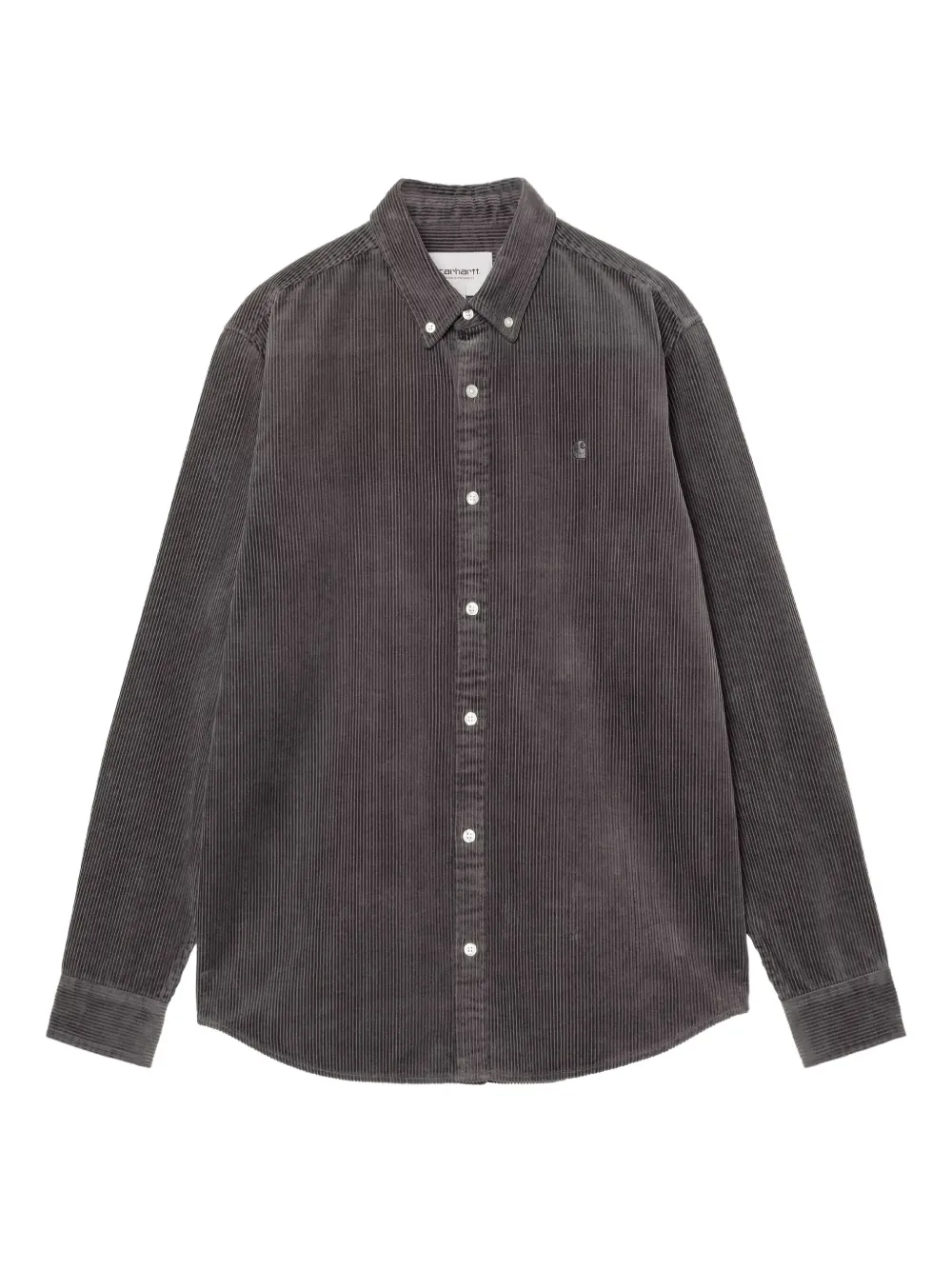 Carhartt WIP Madison corduroy button-front shirt | gris | Image 1