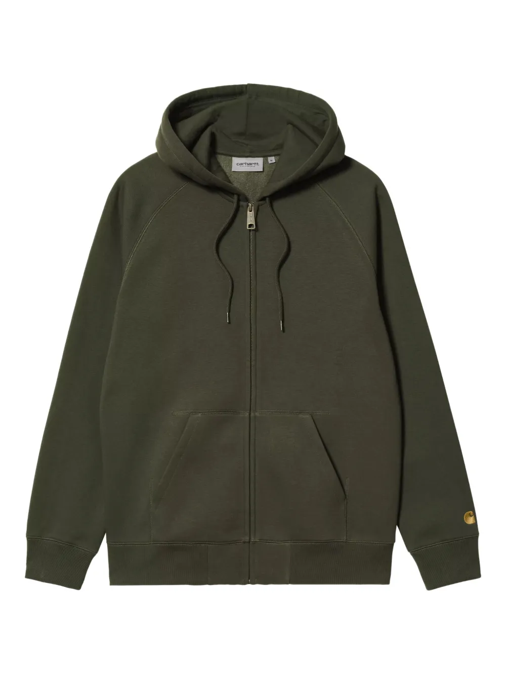 Carhartt WIP zip-up hoodie | Green | Image 1