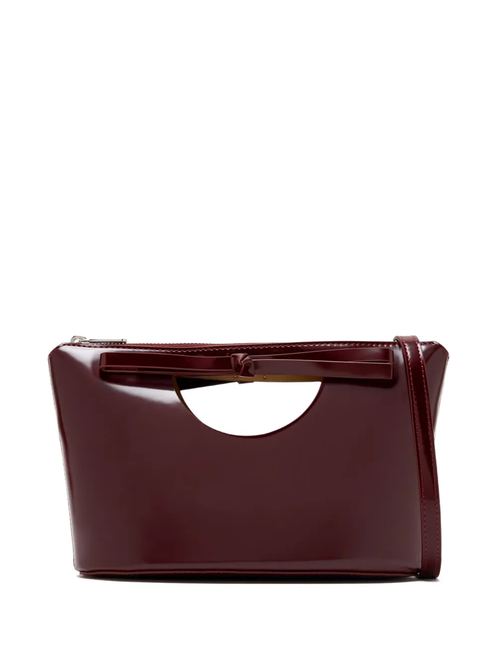 Studio Amelia Bow-detail Cut-out Clutch Bag