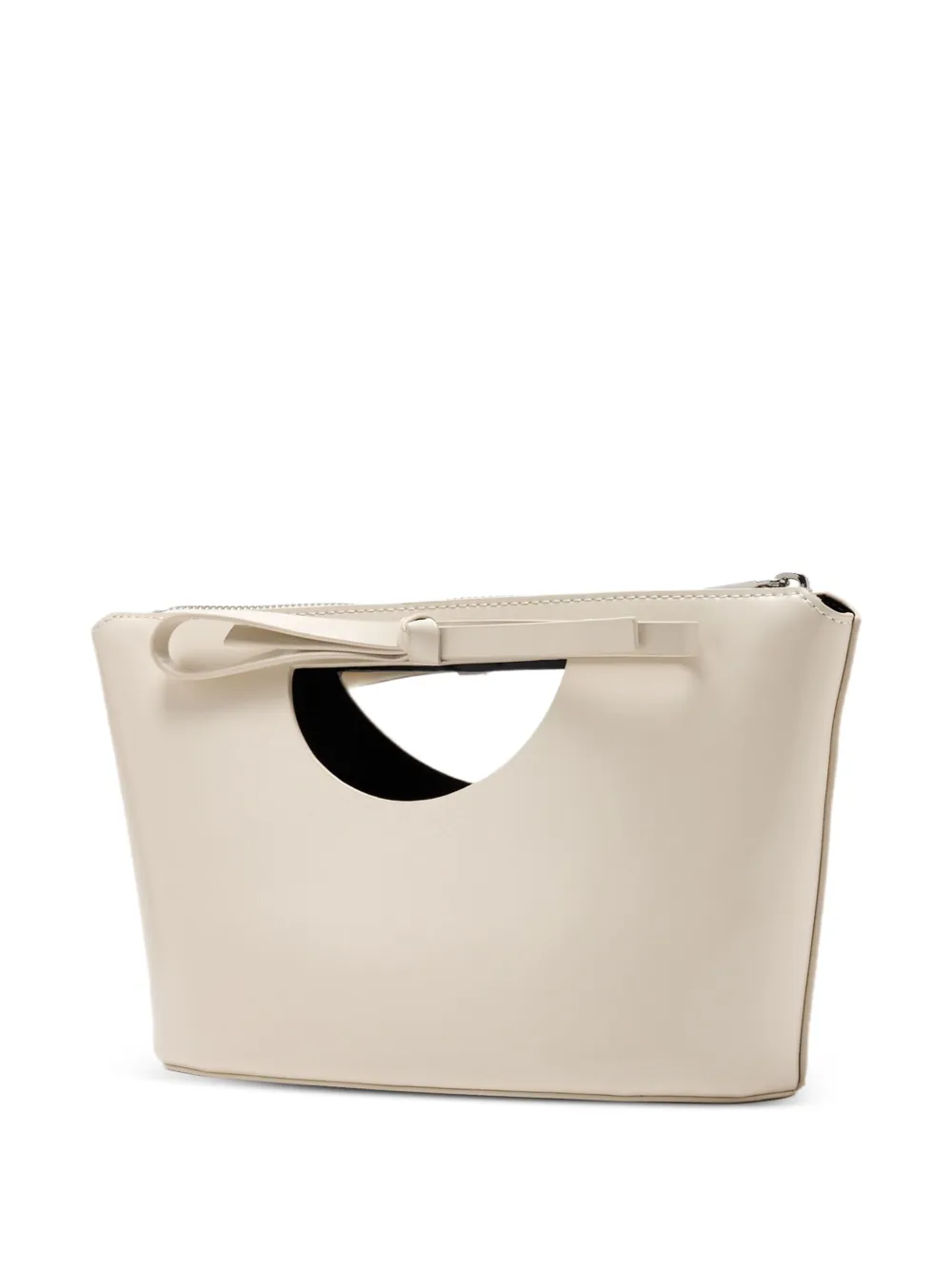 Studio Amelia Uitgesneden clutch met strik - Grijs