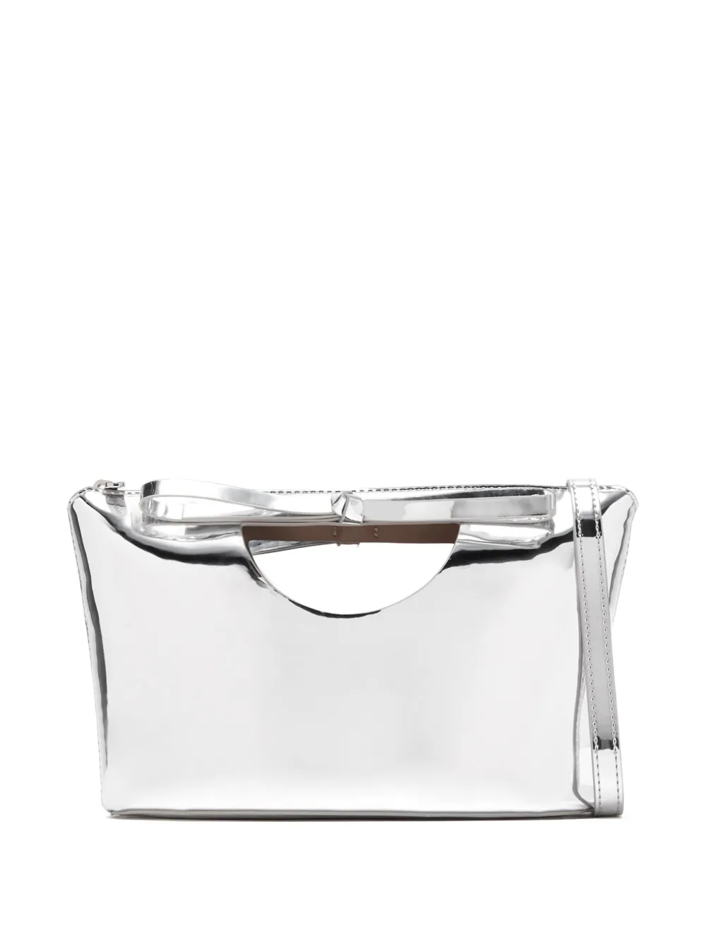 Studio Amelia Metallic Cut-out Clutch Bag
