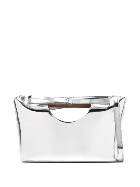 Studio Amelia metallic cut-out clutch bag