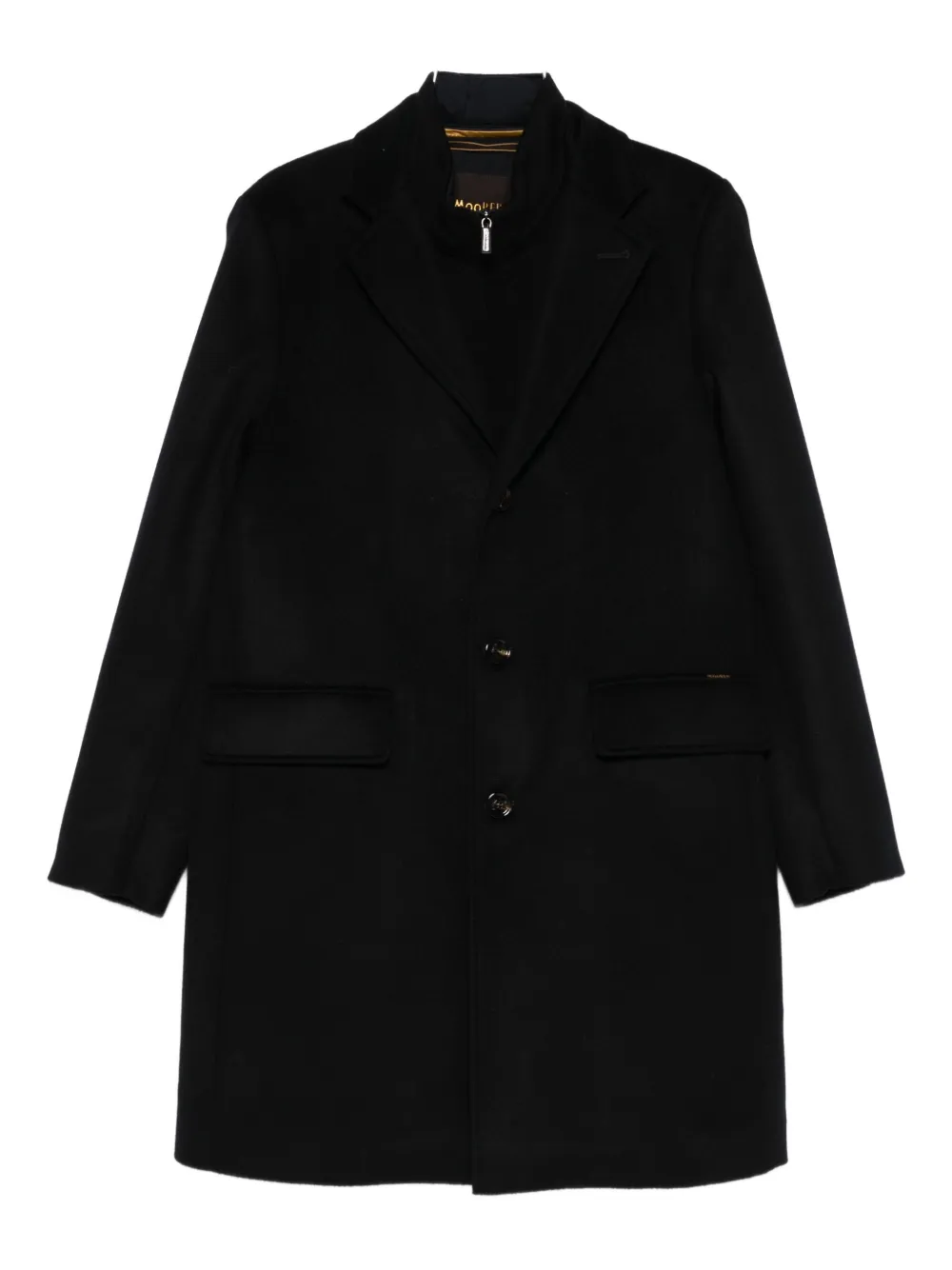Moorer single-breasted insulated coat | Blue | Image 1
