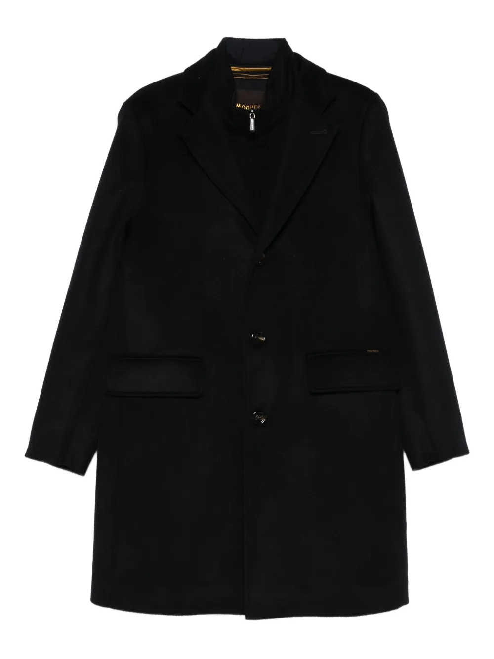 Moorer single-breasted insulated coat | Blue | Image 1