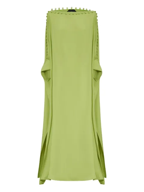 Taller Marmo one-shoulder button-detail kaftan