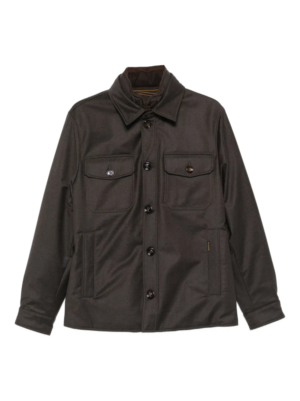 Moorer buttoned pocket jacket - ブラウン Moorer buttoned pocket jacket - ブラウン