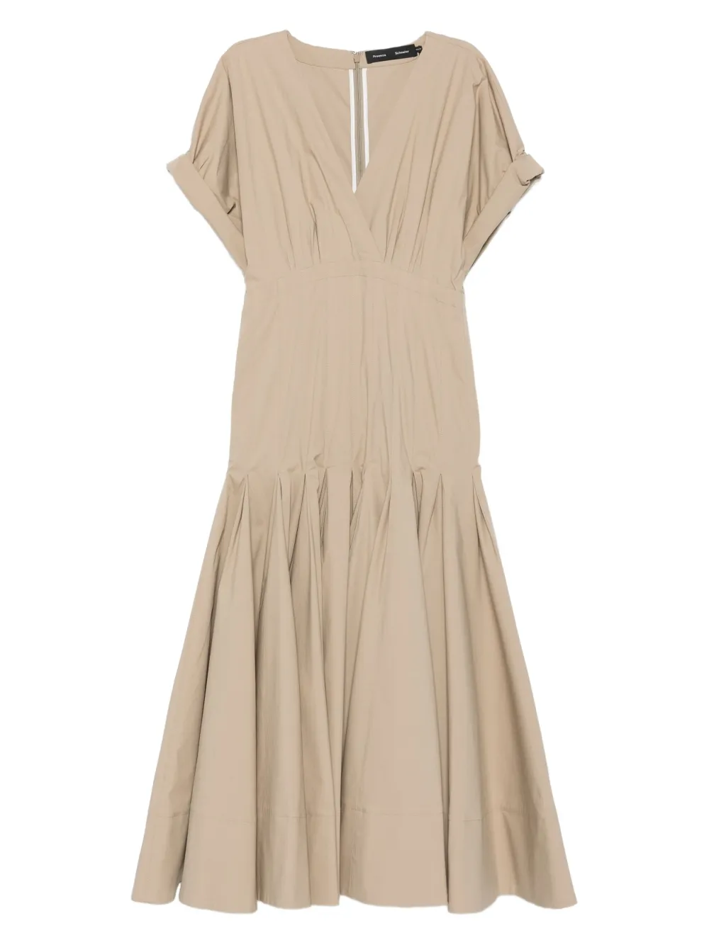 Proenza Schouler Jurk met V-hals Beige