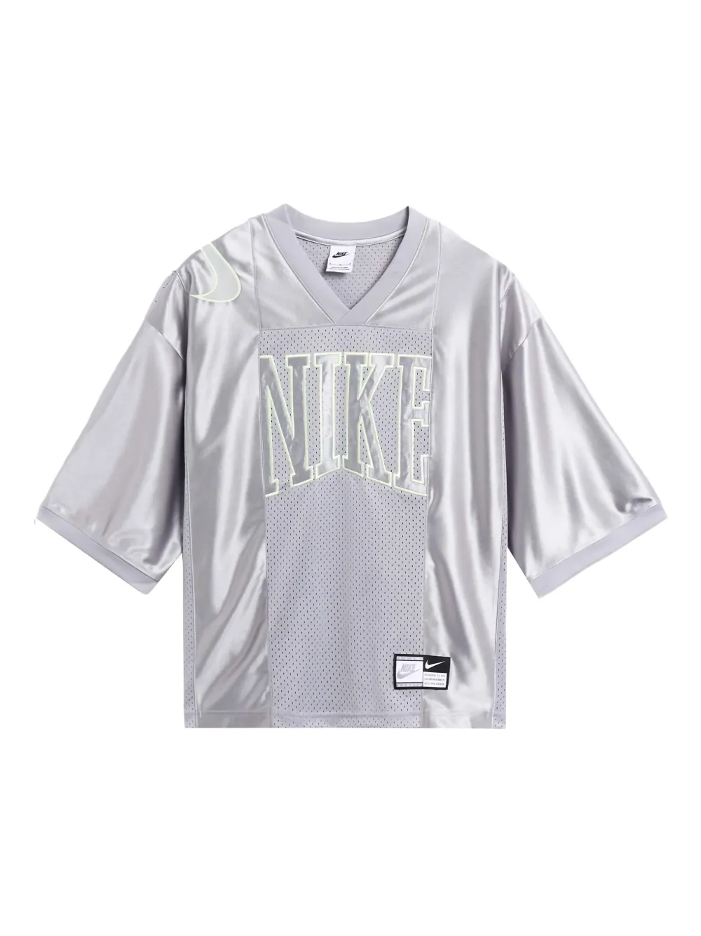 Nike mesh-panel jersey top | Pink | Image 1