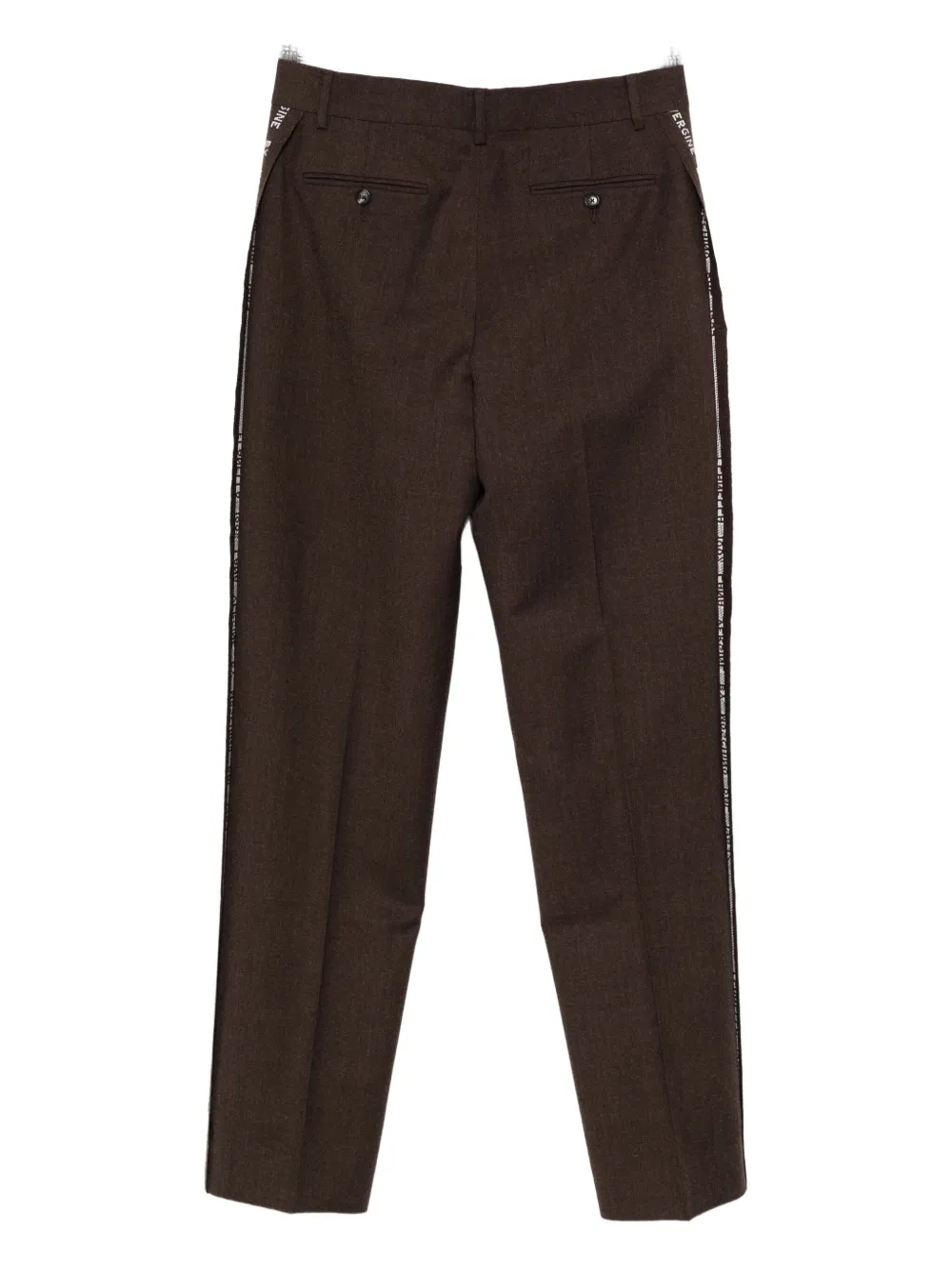 Moschino side-detail trousers - Bruin