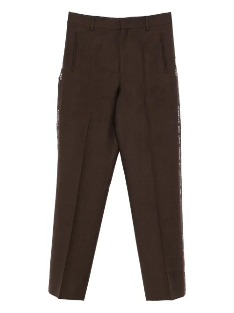 Moschino side-detail trousers