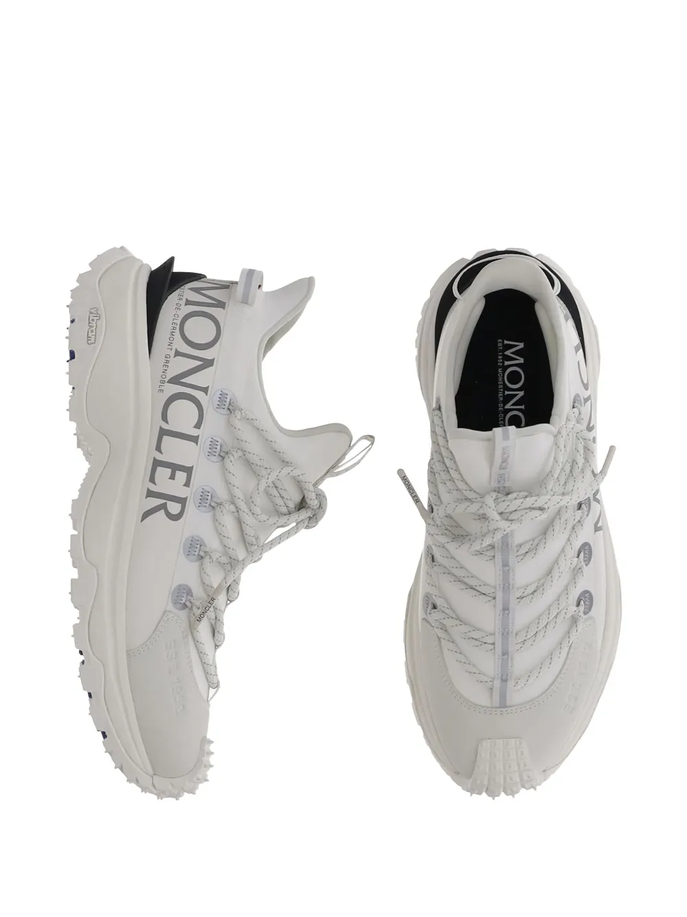 Moncler x Vibram Trailgrip Lite2 logo low-top sneakers White