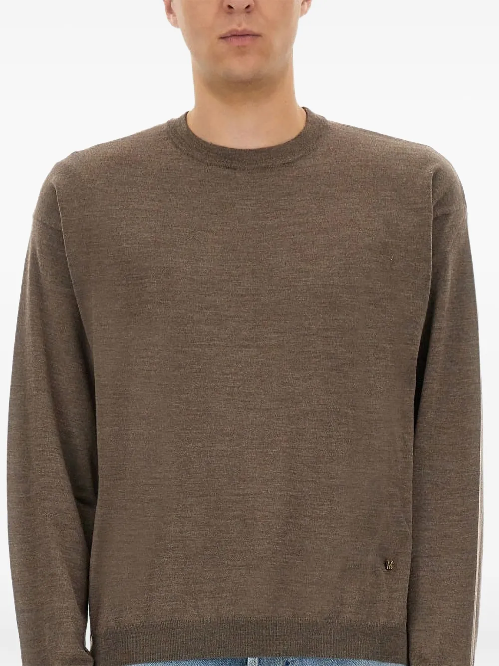 Moschino logo-detail sweater - Bruin