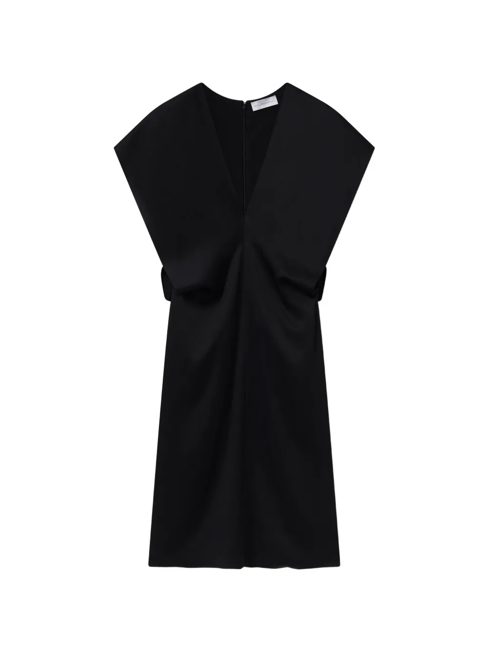 Stella McCartney V-neck short-sleeve midi dress - Black