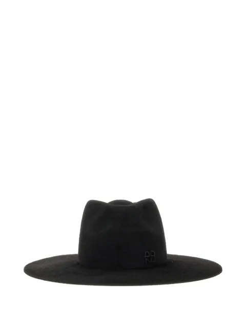 Ruslan Baginskiy logo-detail felt fedora hat