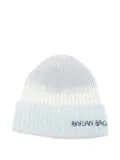 Ruslan Baginskiy ribbed-knit logo beanie - Blue