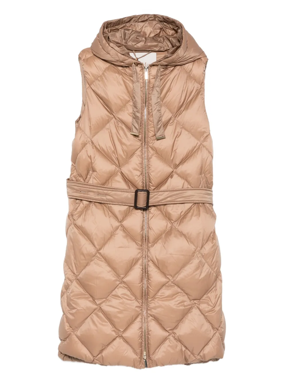 Max Mara abrigo capitonado con capucha | marrón | Image 1