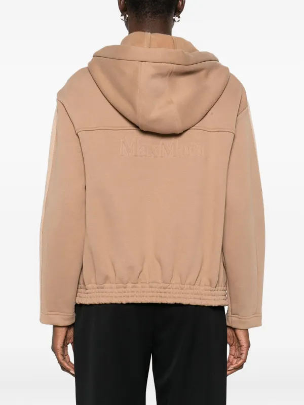 Max Mara ジップアップ パーカー | ブラウン | FARFETCH JP