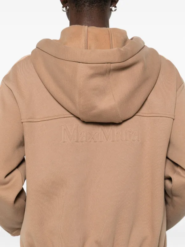 Max Mara ジップアップ パーカー | ブラウン | FARFETCH JP
