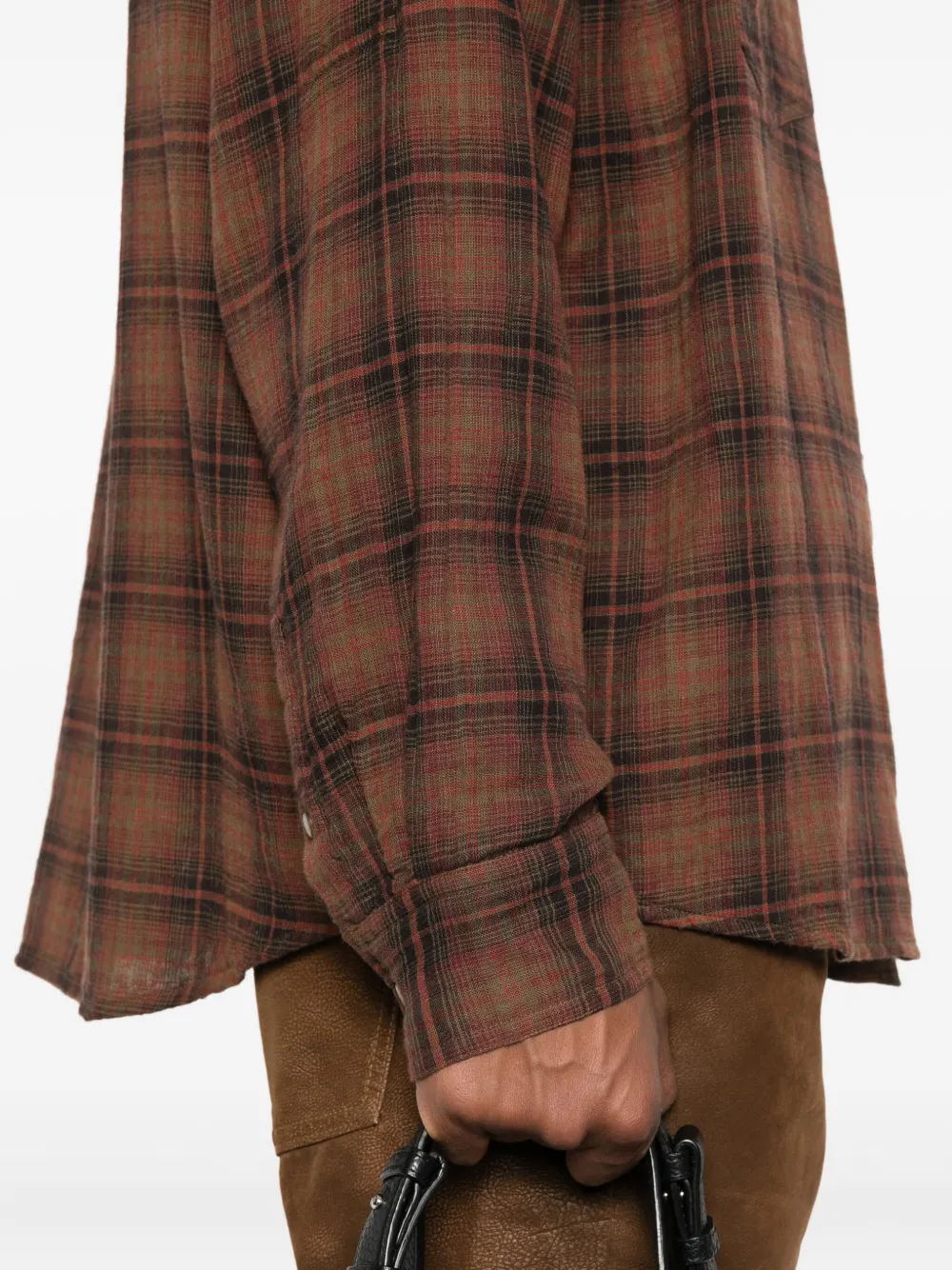 MARANT Panema shirt Bruin