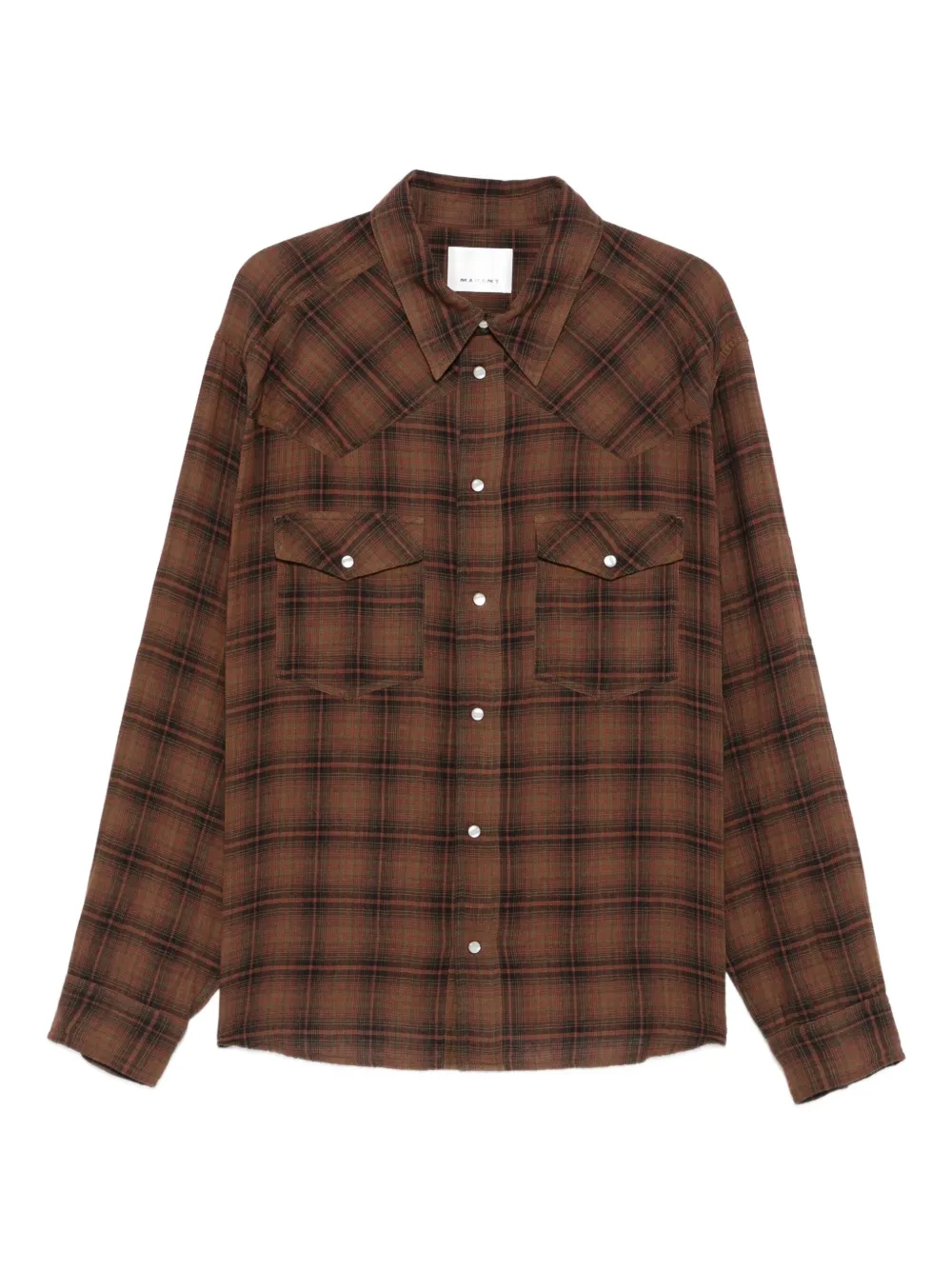 MARANT Panema shirt Bruin