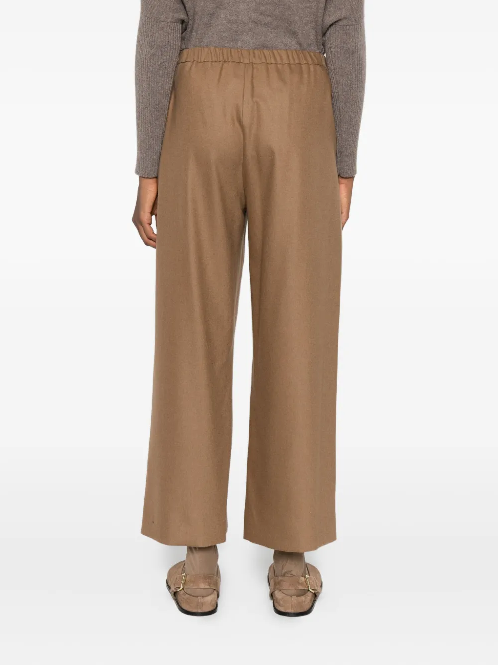 'S Max Mara Broek met trekkoordtaille Bruin