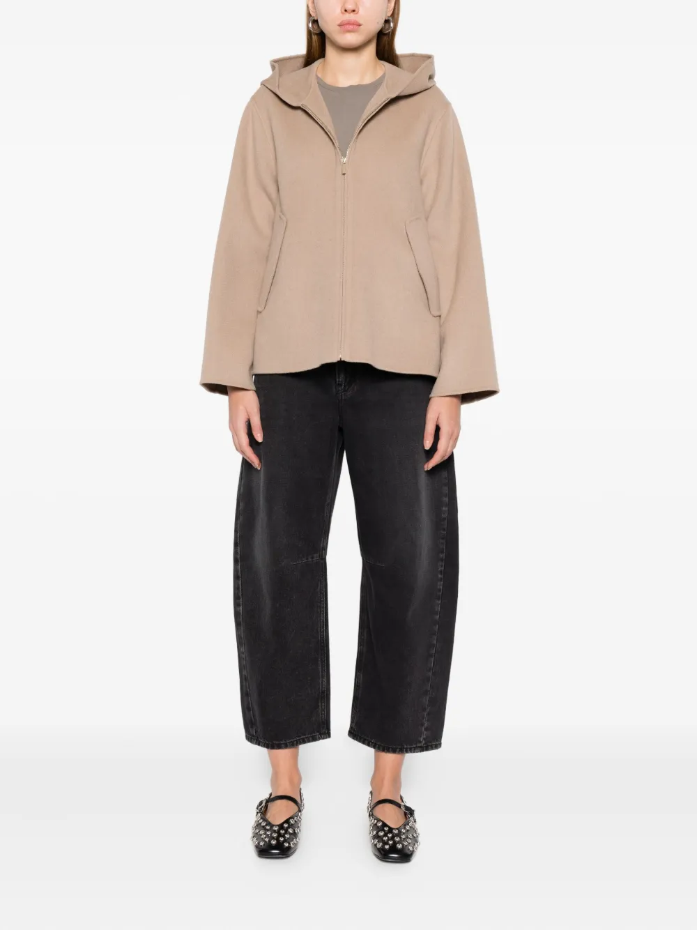 'S Max Mara hooded zip-up jacket | Fitted Jackets | Image 2