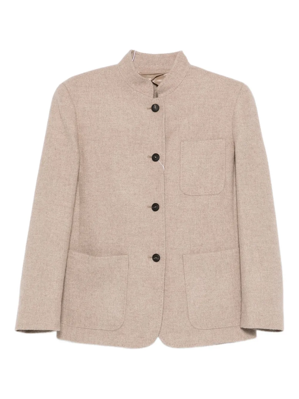 Max Mara buttoned patch-pocket jacket | Neutrals | Image 1