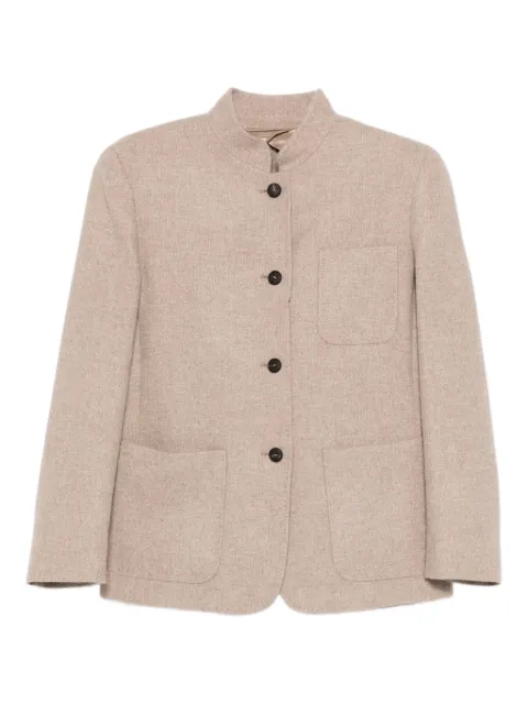 Max Mara buttoned patch-pocket jacket