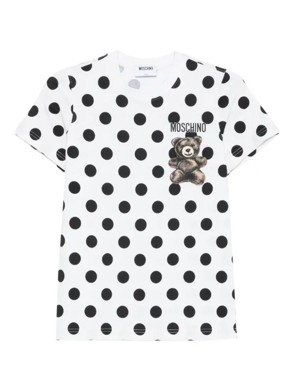 Moschino ポルカドット Tシャツ | ホワイト | FARFETCH JP