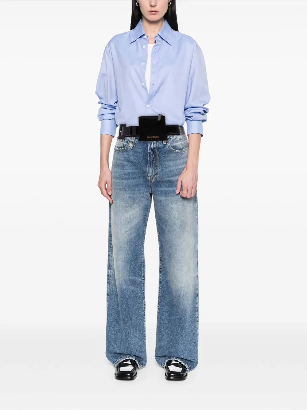 Jacquemus Pre-Owned 2020-2023 Leather La Ceinture Carree belt bag | Pre-Owned | Image 2