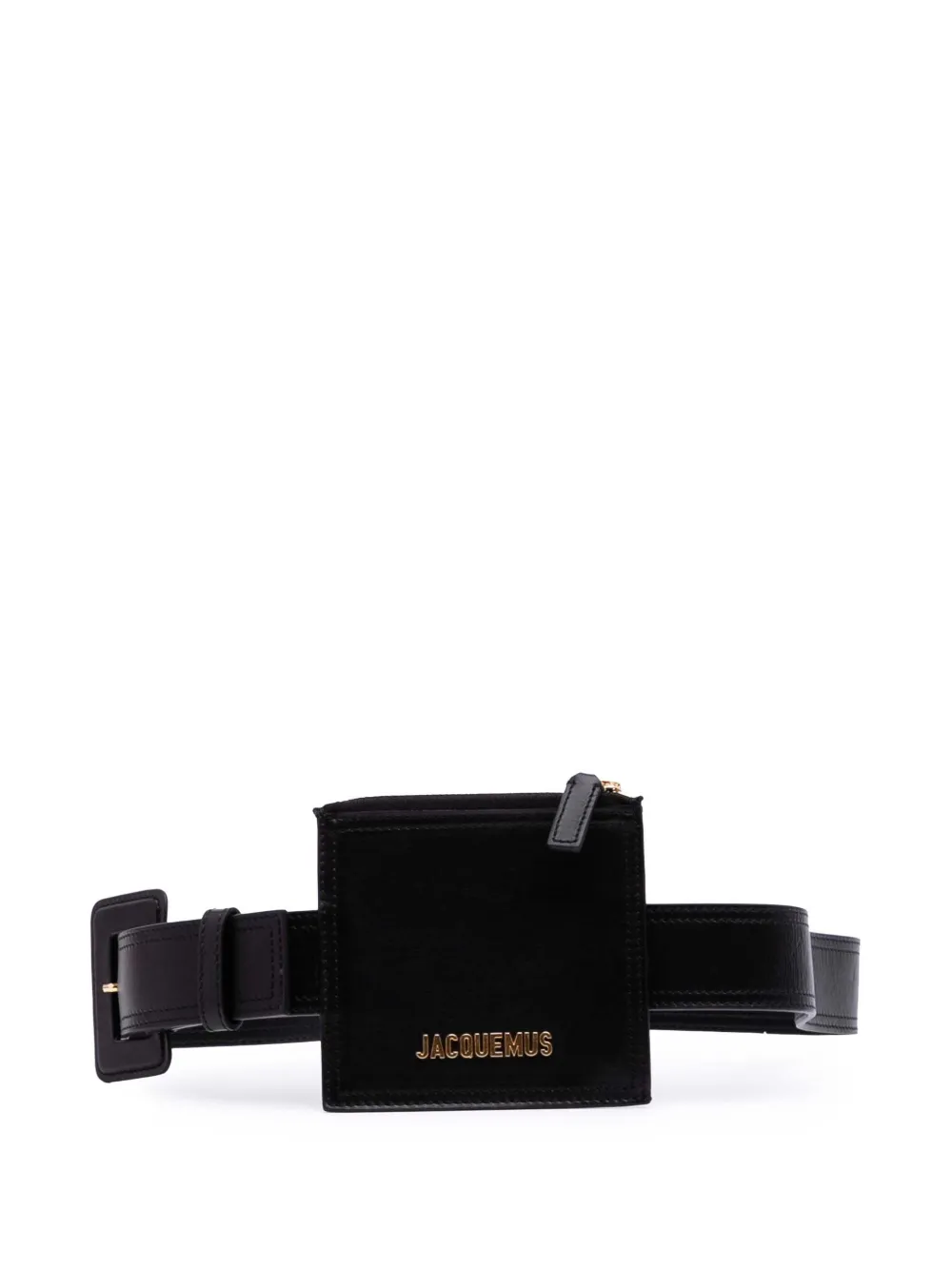 Jacquemus Pre-Owned 2020-2023 Leather La Ceinture Carree belt bag | Black | Image 1
