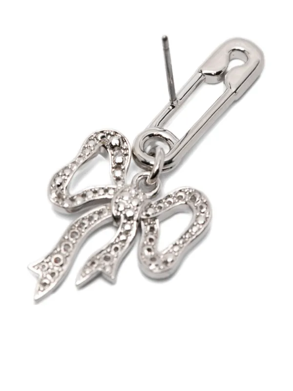 Vivienne Westwood リボン ピアス | シルバートーン | FARFETCH JP