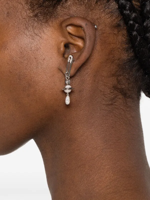 Vivienne Westwood リボン ピアス | シルバートーン | FARFETCH JP