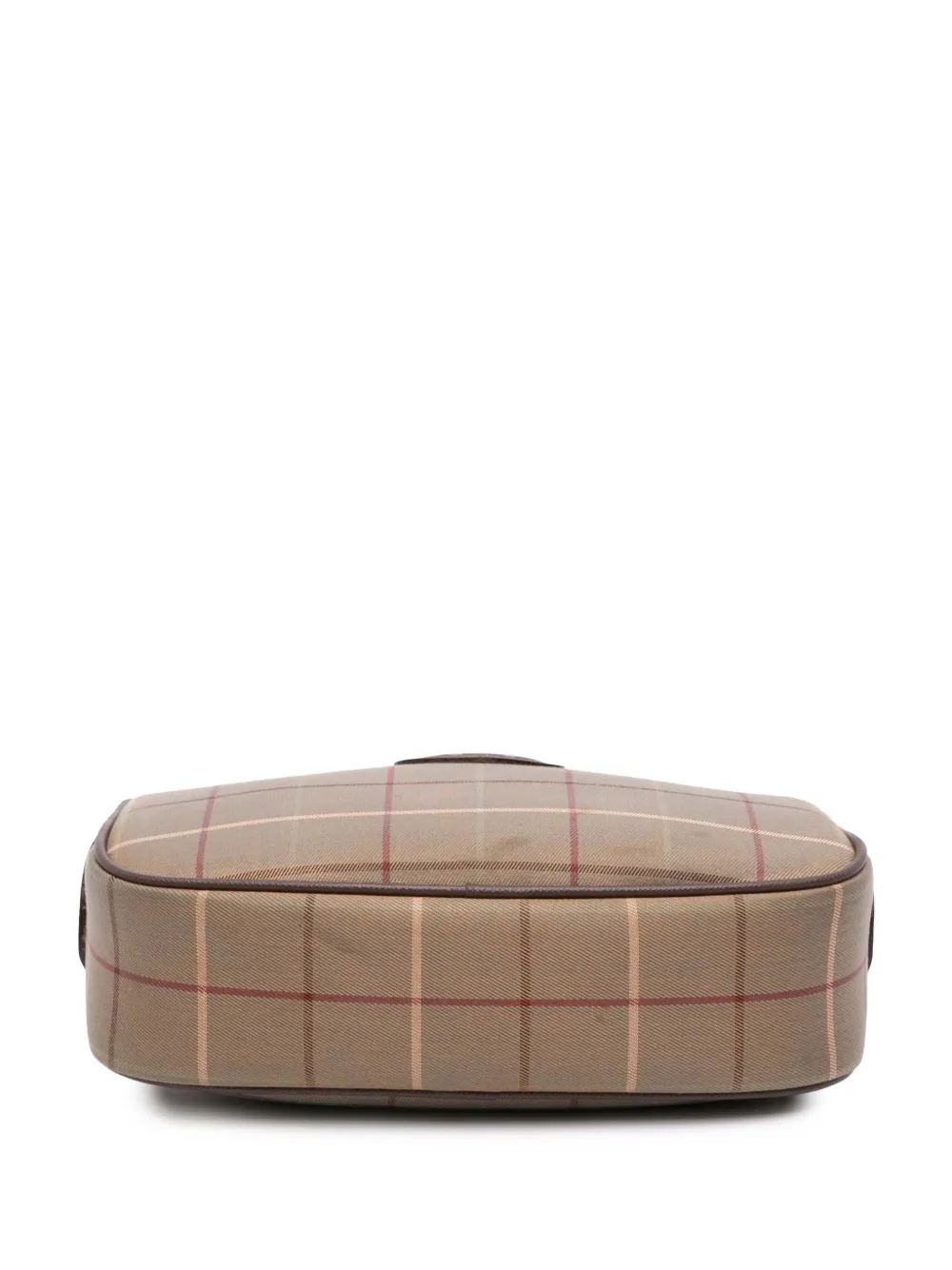 Pre-owned Burberry 20th Century Vintage Check Canvas Clutch Bag