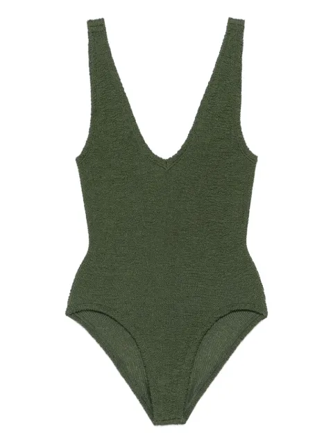Hunza G Sadie crinkle-texture swimsuit