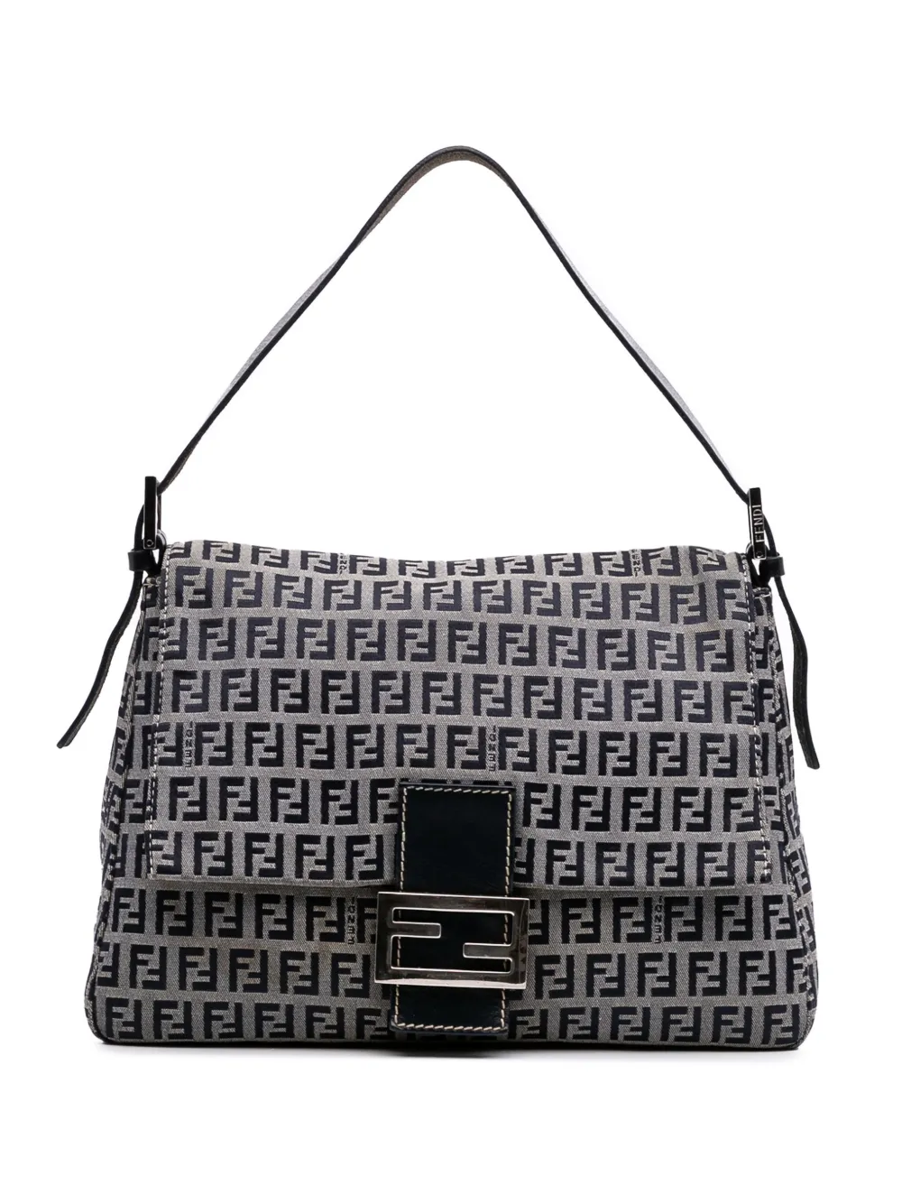 Fendi Pre-Owned 2000-2010 Zucchino Canvas Mamma Forever shoulder bag | Grey | Image 1