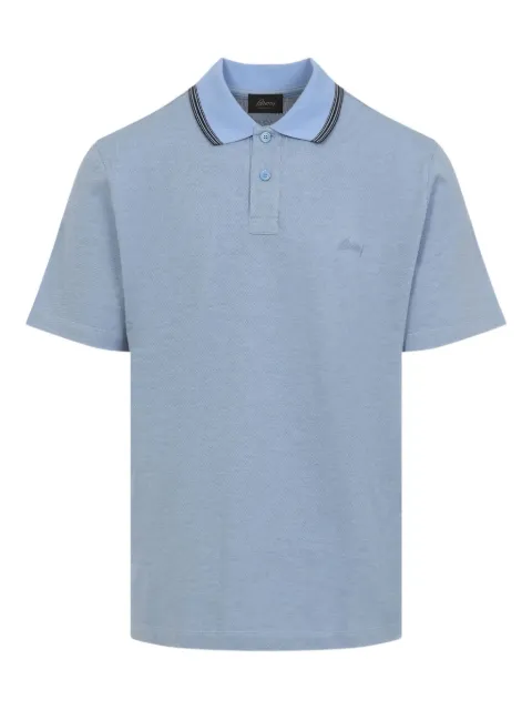 Brioni Poloshirt met geborduurd logo