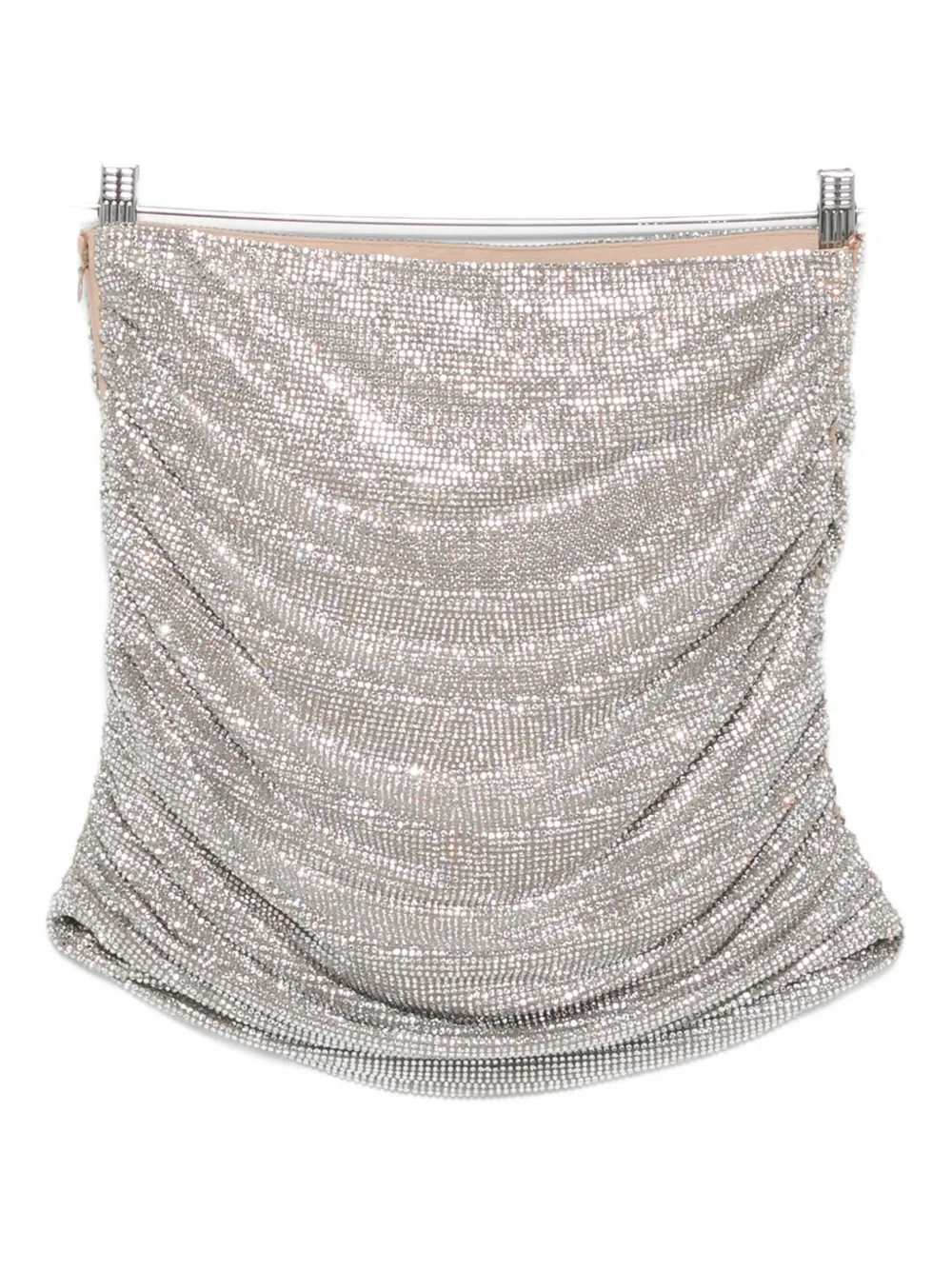 Giuseppe Di Morabito crystal-embellished skirt - Zilver