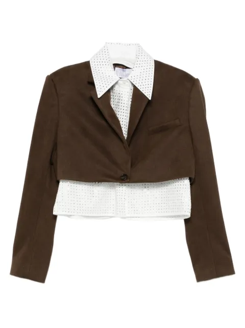 Giuseppe Di Morabito single-breasted cropped jacket