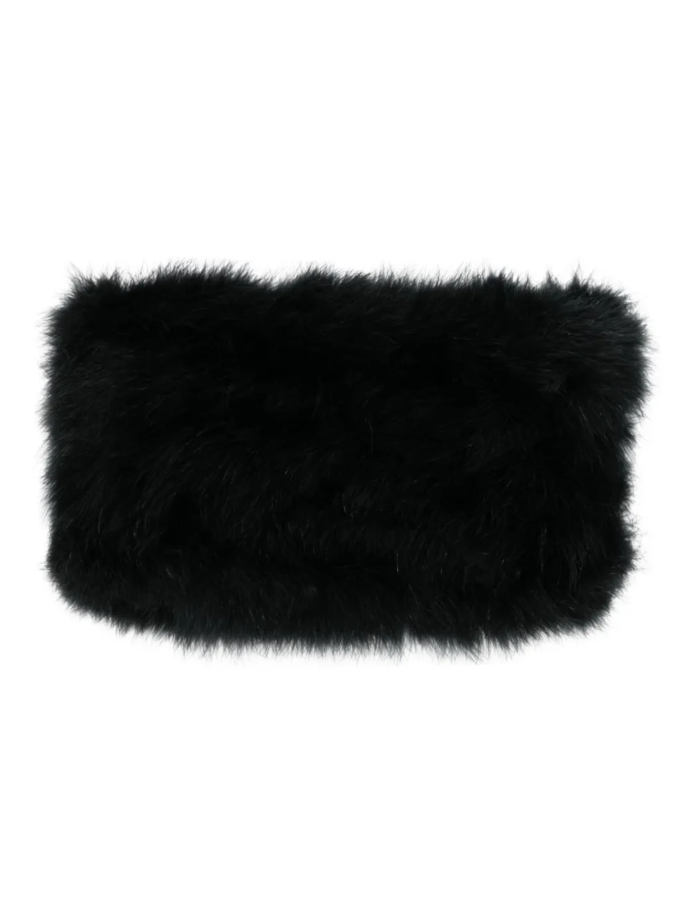 Giuseppe Di Morabito top estilo bandeau con plumas de pavo | negro | Image 1