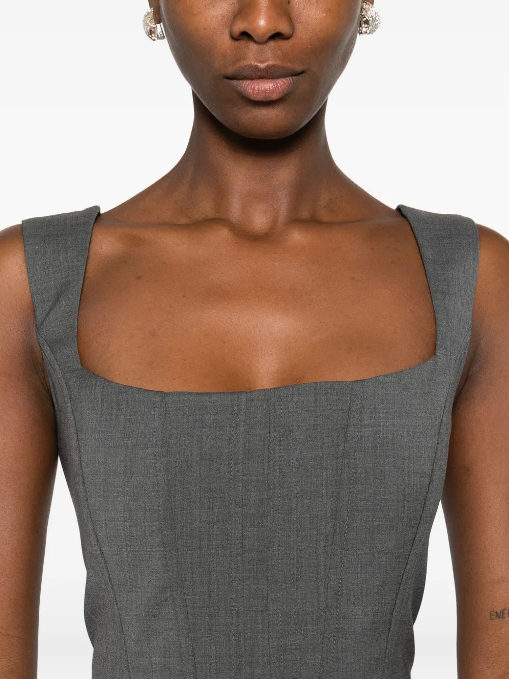 Giuseppe Di Morabito Top Grey In Gray