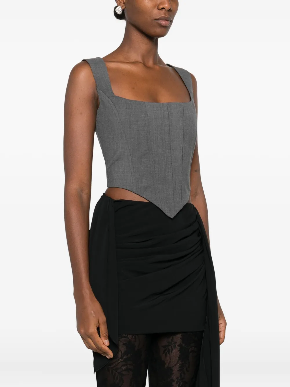 Giuseppe Di Morabito Top Grey In Gray