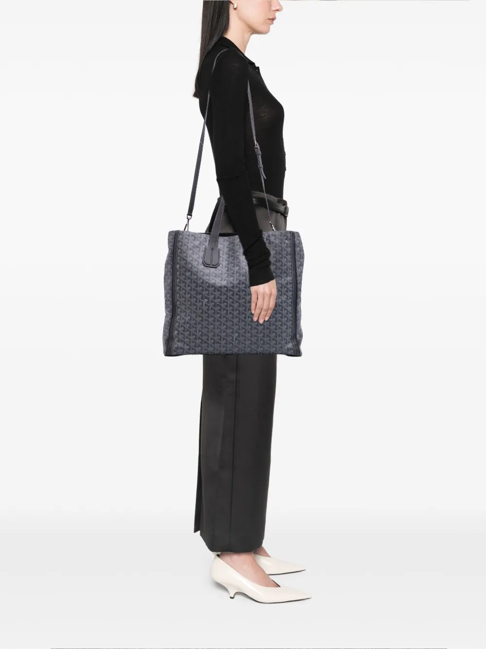Pre-owned Goyard 2017 Ine Voltaire Satchel