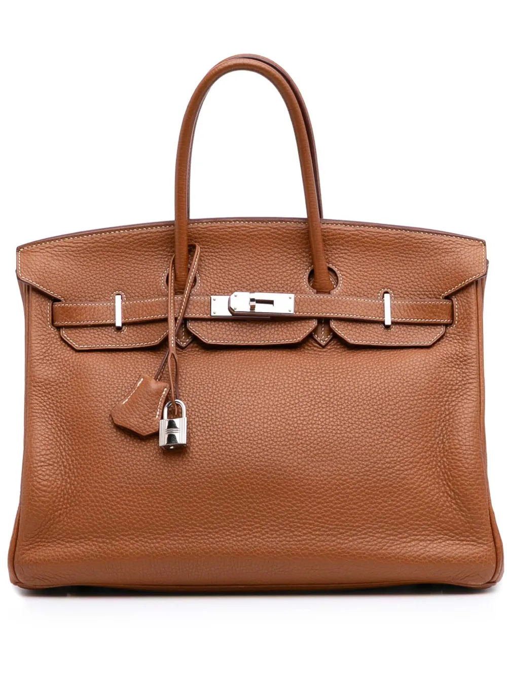 Hermès Pre-Owned 2006 トゴ バーキン ルトゥルネ 35 ハンドバッグ - ブラウン Hermès Pre-Owned 2006 トゴ バーキン ルトゥルネ 35 ハンドバッグ - ブラウン