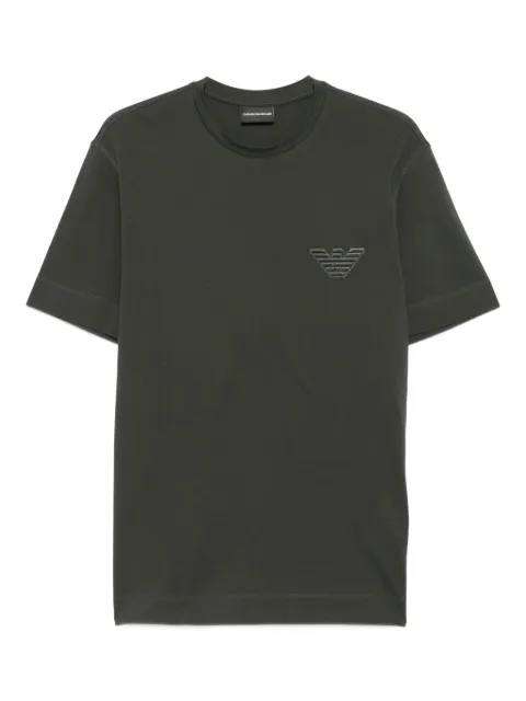 Emporio Armani eagle-logo cotton T-shirt