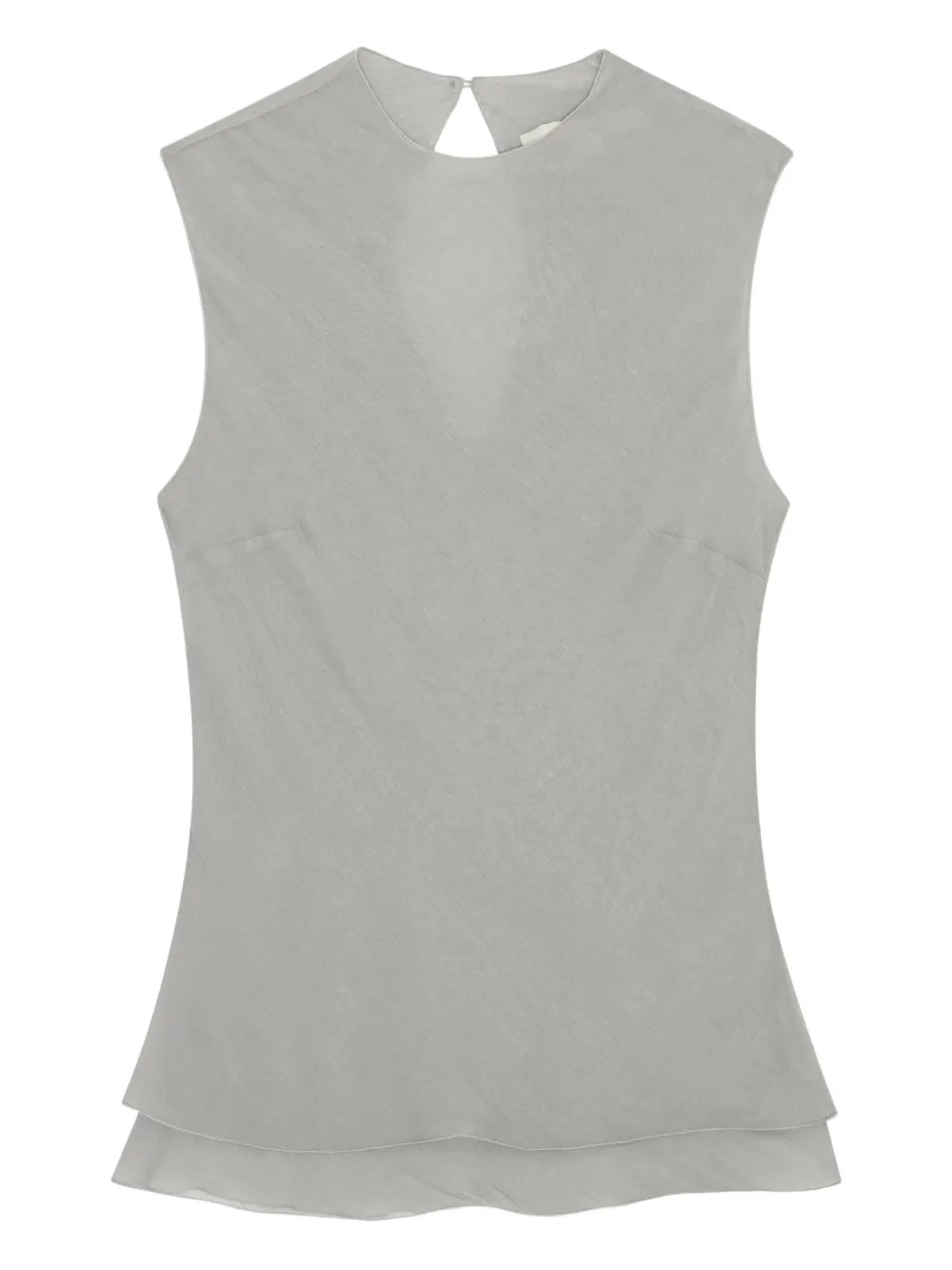 Remain Birger Christensen Sleeveless High-neck Top In Gray