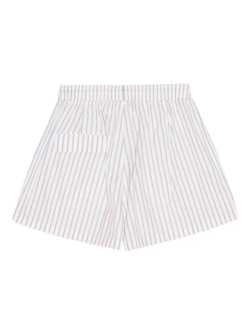 Remain Birger Christensen Striped Side-pocket Shorts In White